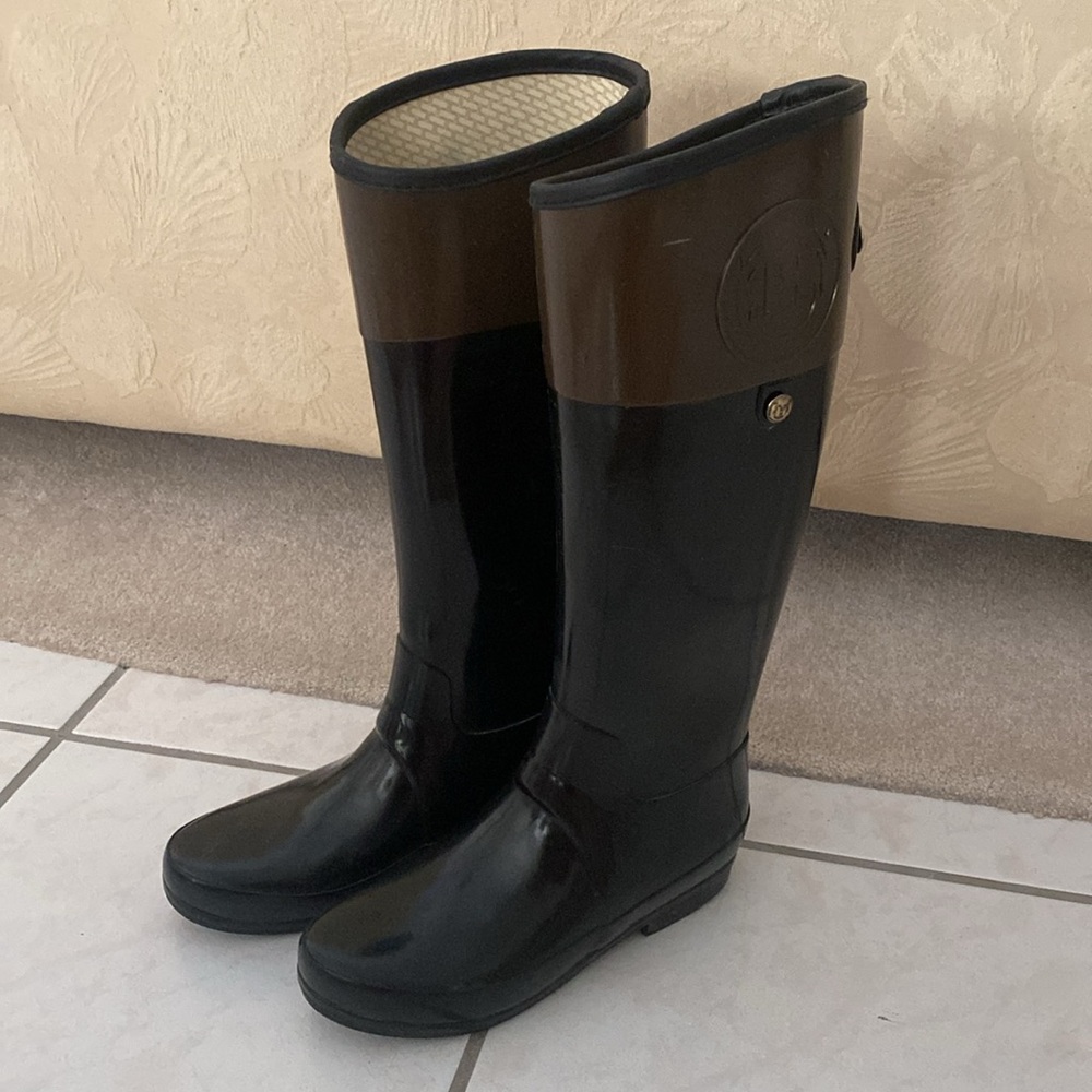 Hunter Carlyle Women's Black Rain Boots